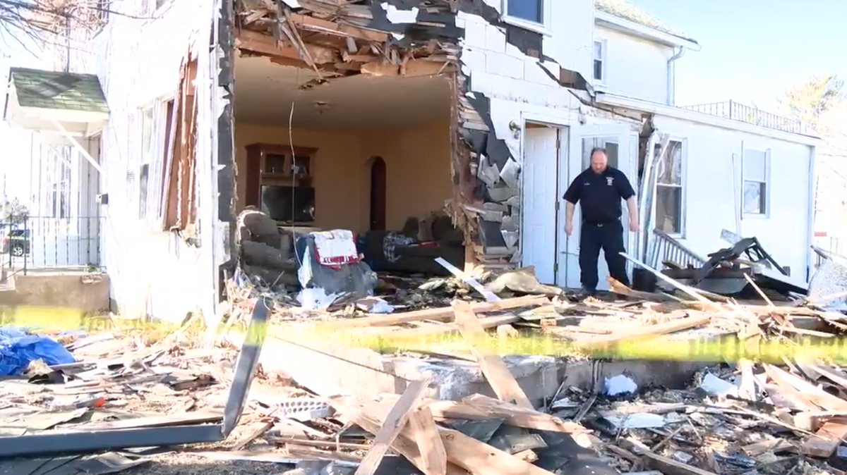 A dump truck driver plowed into a home, killing an 84-year-old resident, Missouri authorities say.