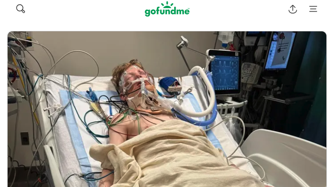 Adam McWherter, 13, has died after a sledding incident in Anamosa, Iowa, authorities say.