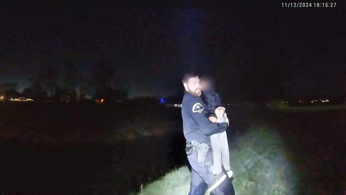 An Ohio officer rescued a 5-year-old boy from a creek who was reported missing.