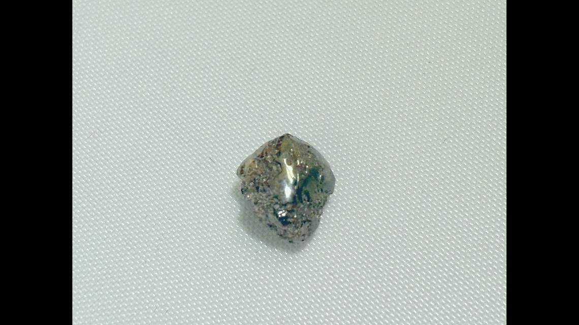 A 2.3 carat white diamond was found at the Crater of Diamonds State Park in Arkansas.