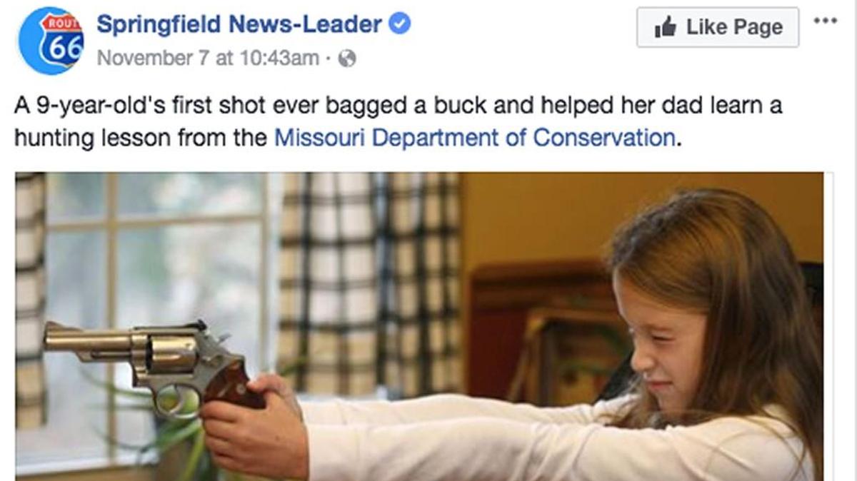 Maggie Brooks watched her brother do it last year, so she was determined to take down a deer during youth hunting season with her dad’s .357 Magnum. And she did.