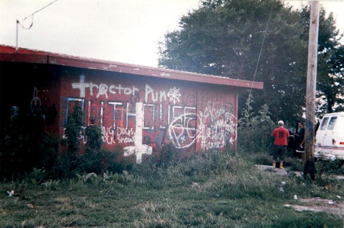 The infamous Outhouse punk music venue