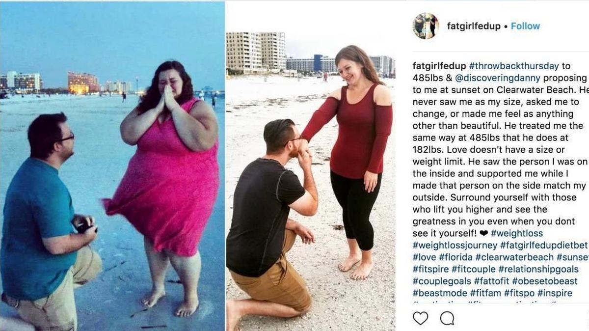 Danny and Lexi Reed of Indiana have collectively lost 400 pounds in two years.