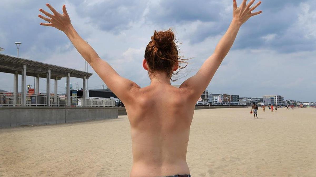 Women who took off their tops on the sunny sands at Ocean City, Md., used to risk a sunburn and a “hey, you can’t do that” from the beach cops. Not anymore, at least for now.