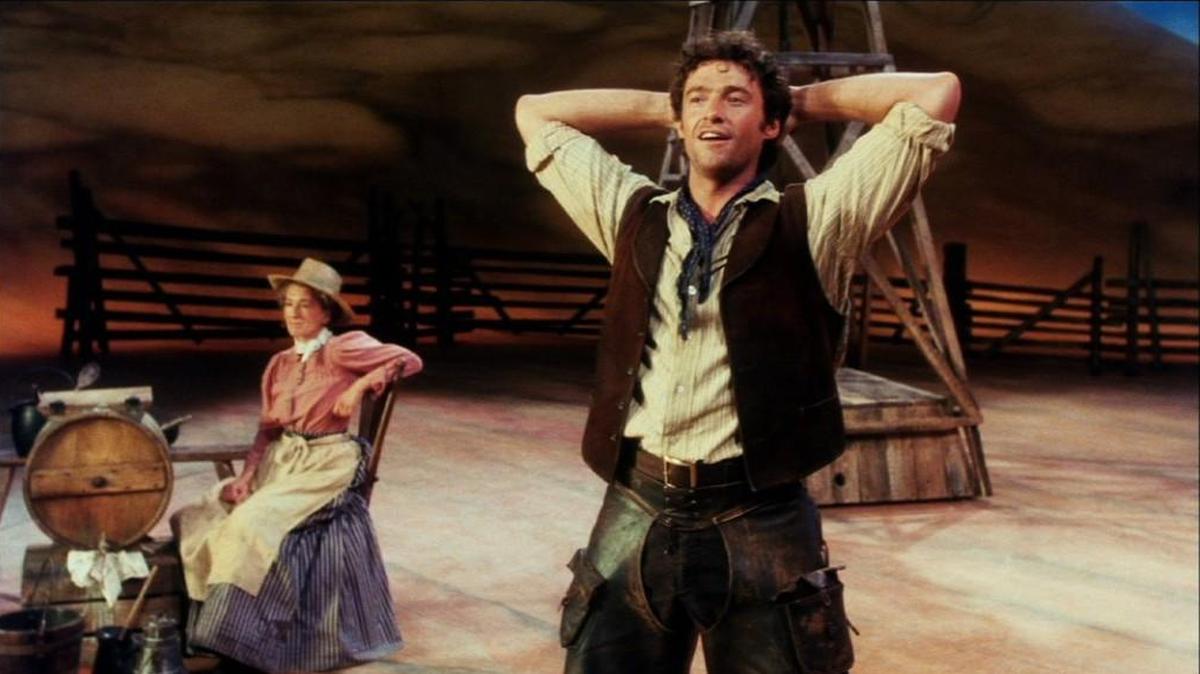 A mom and dad in Payson, Utah have complained that their child’s school showed students the “pornographic” musical “Oklahoma,” starring Hugh Jackman.