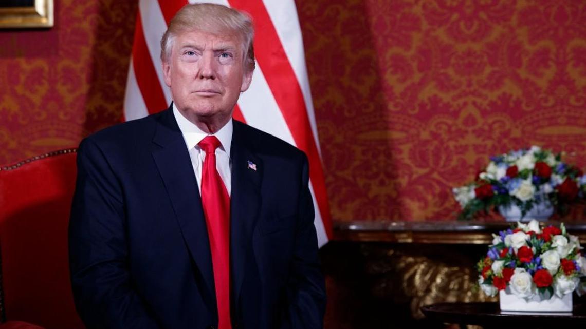 President Donald Trump Thursday in Warsaw