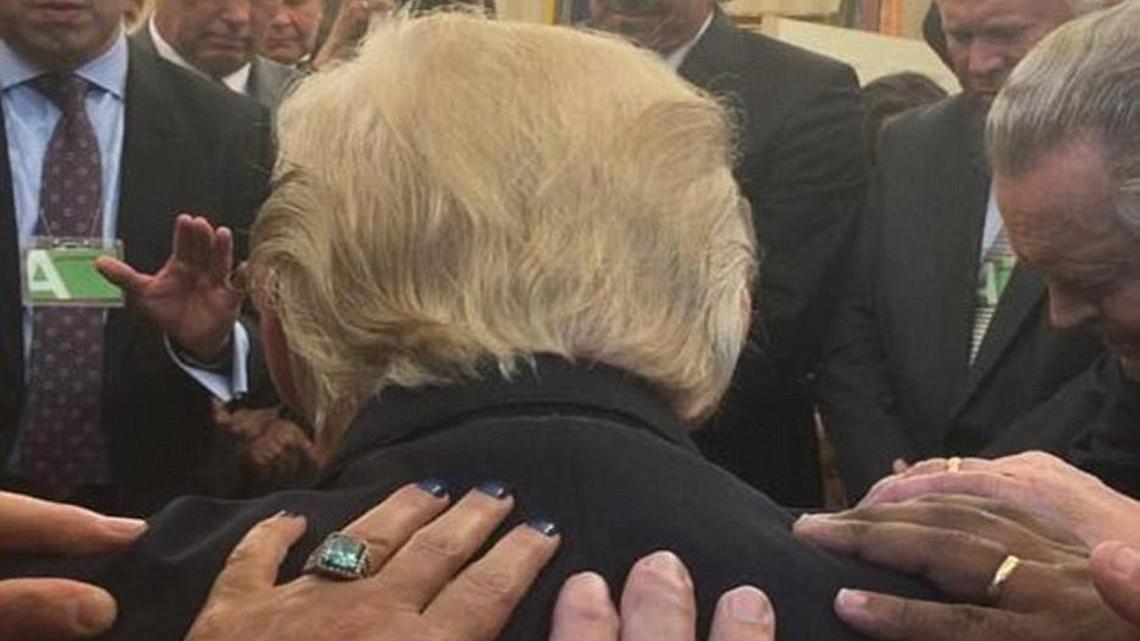 This photo posted by Florida televangelist Rodney Howard-Browne has been shared thousands of times since Tuesday evening.