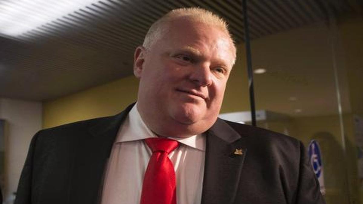 
Toronto Mayor Rob Ford
