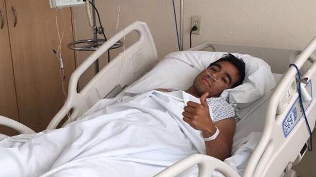 Bullfighter Antonio Romero was upbeat after surgery to repair his gored rectum.