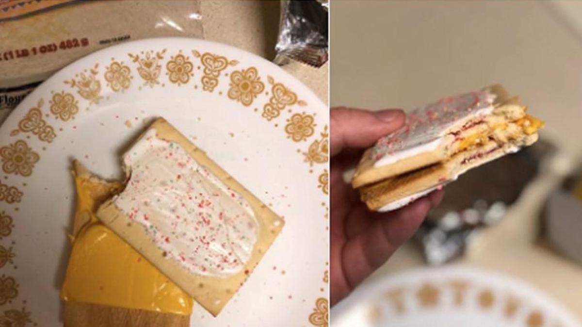 The good name of Iowa has been besmirched in recent days by a photo of a Pop-Tarts and cheese sandwich presented by an Iowa State student as an Iowa delicacy.