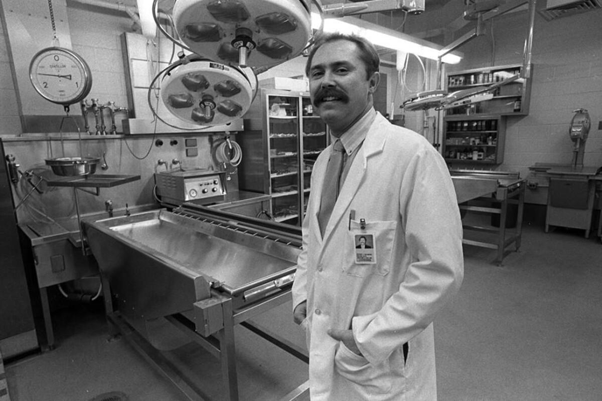 Arthur Rathburn in 1988 at the University of Michigan