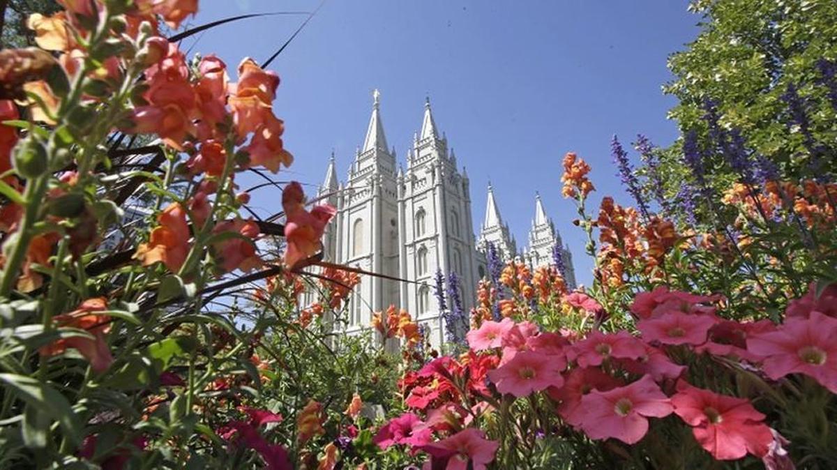 A 2015 file photo of the Salt Lake Temple, at Temple Square, in Salt Lake City.