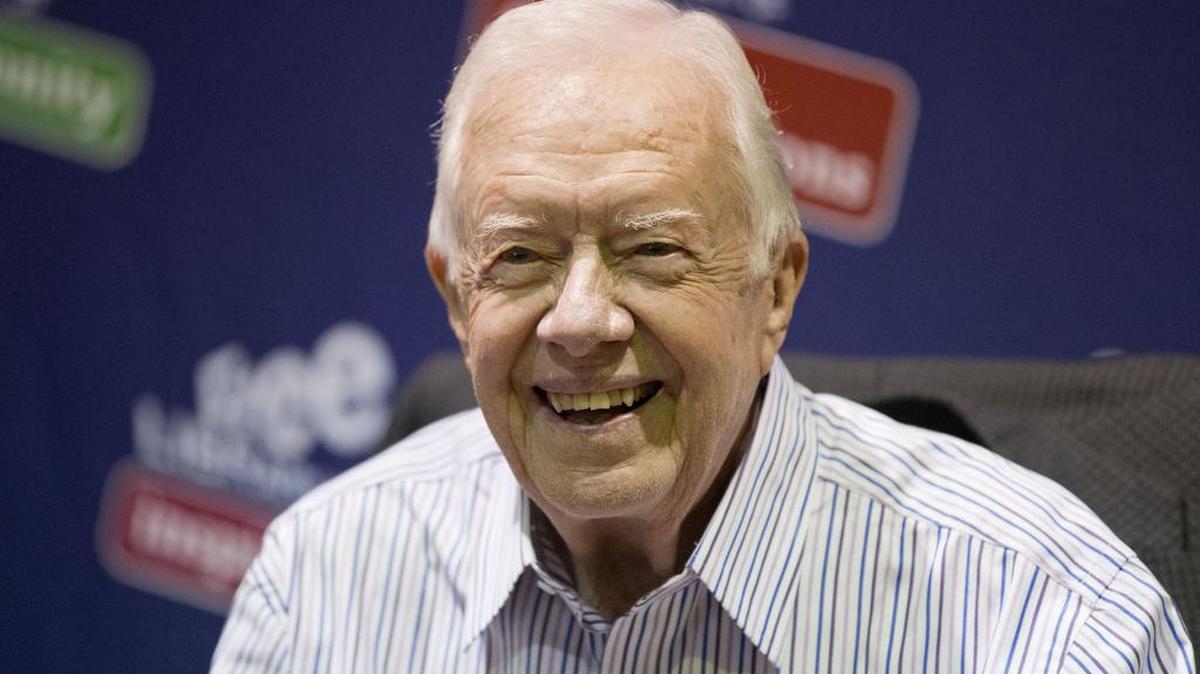 
Jimmy Carter in June in Philadelphia
