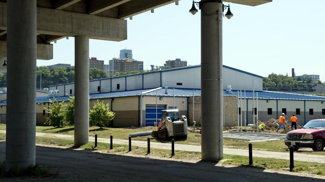 
The Kansas City Community Release Center, at 651 Mulberry St. in the West Bottoms, next to the Lewis and Clark Viaduct, is being converted into a minimum-security prison. 


