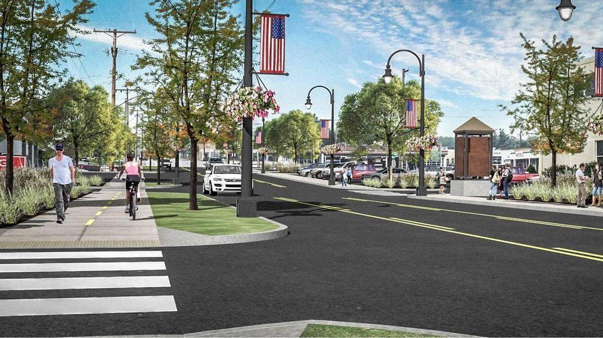 Three options for changes to Nieman Road all call for streetscaping and lighting improvements.