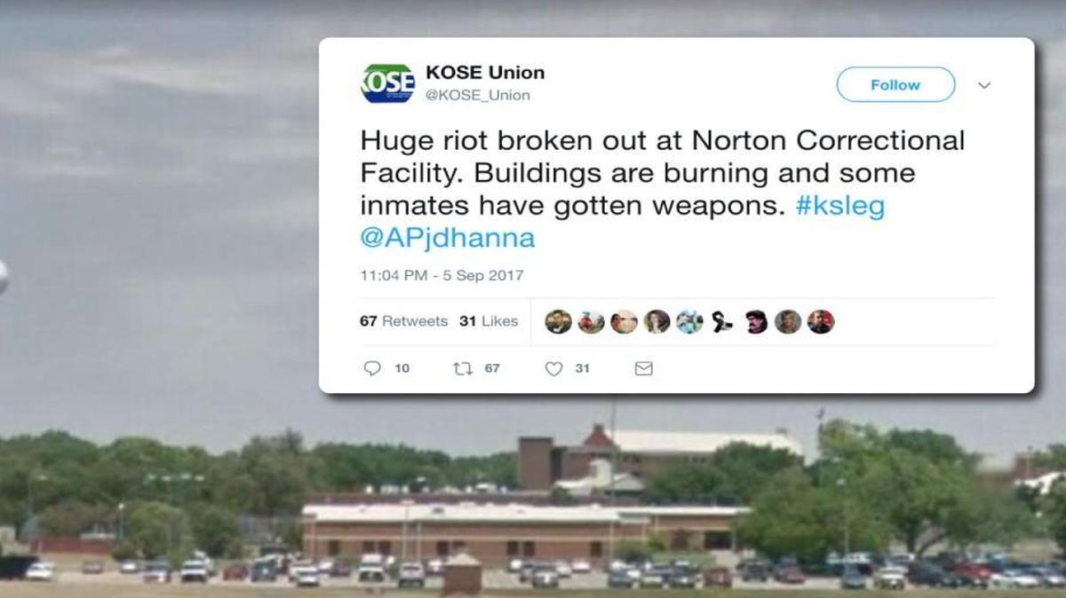 Officers compared the Norton Correctional Facility to a “Third World” country after a violent inmate uprising that saw multiple fires set in the prison.