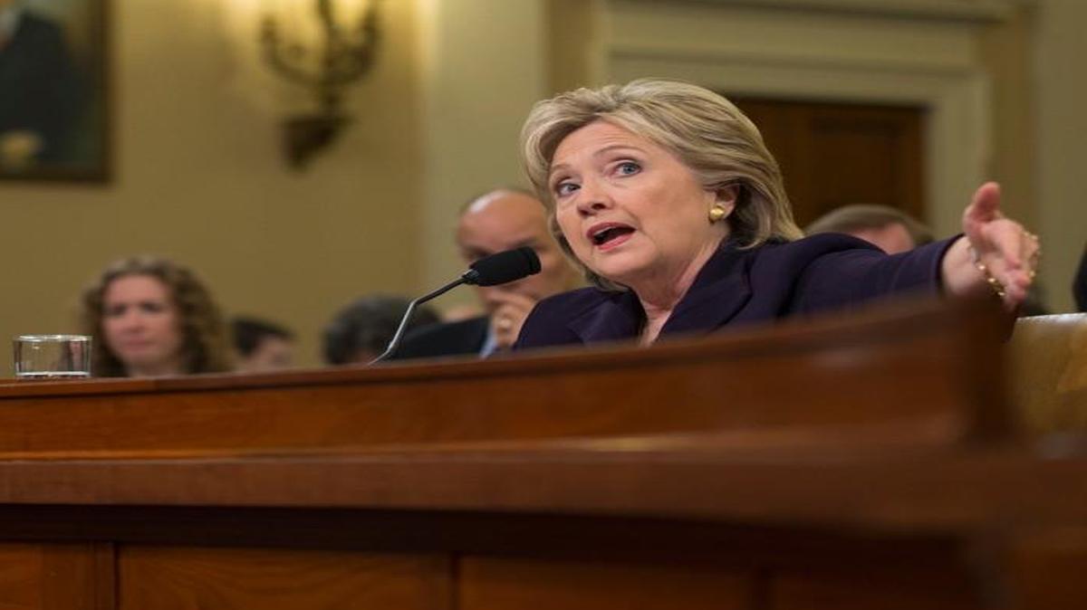 Former secretary of state Hillary Clinton, the front-runner for the Democratic presidential nomination, testified much of the day Thursday on Capitol Hill before the House Select Committee on Benghazi.