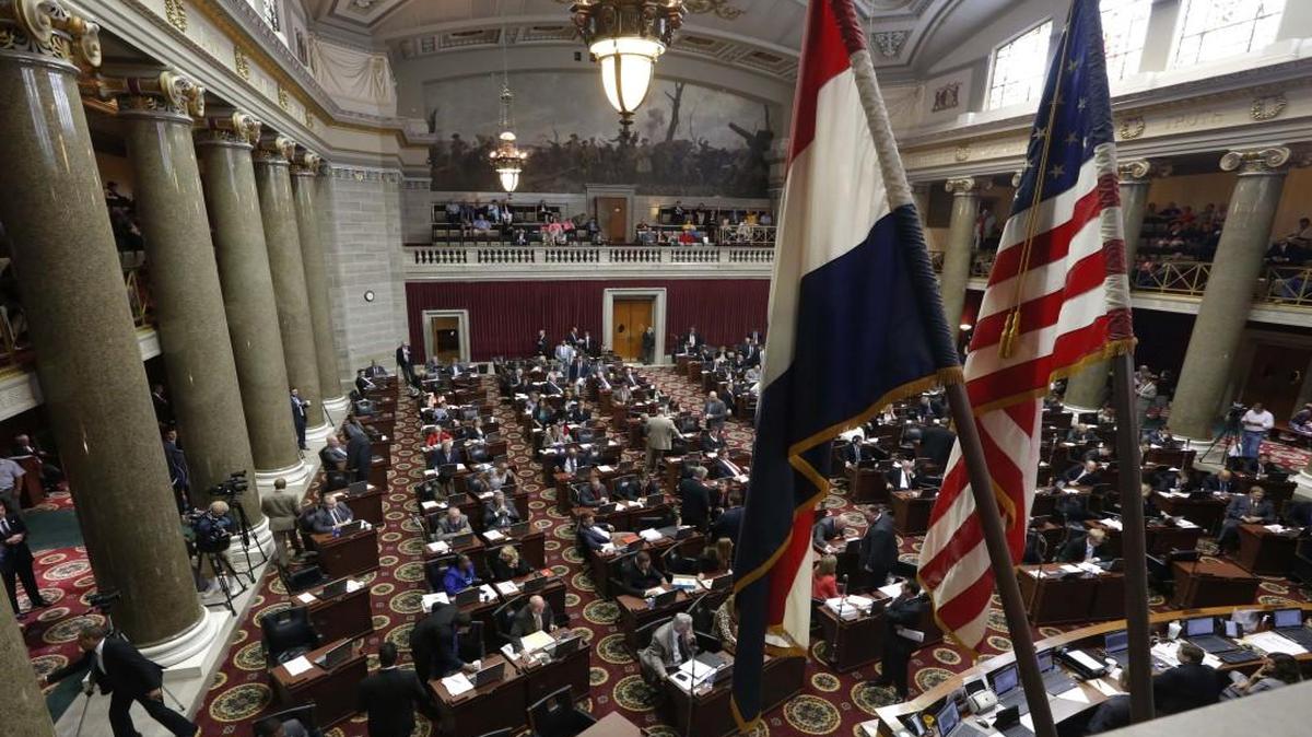 The Missouri House at the Capitol in Jefferson City