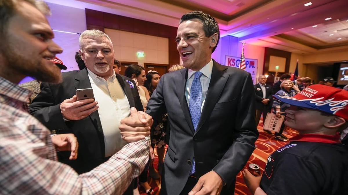 Rep. Kevin Yoder, shown here on election night in November, said he hasn’t decided whether he will support the bill being pushed by GOP leaders that would repeal the Affordable Care Act.