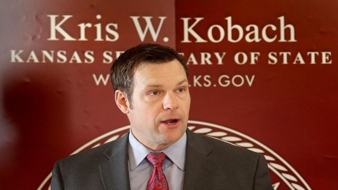 Kansas Secretary of State Kris Kobach dismissed an illegal voting case against a former Olathe woman. The casewas one of the first brought by Kobach after the Legislature gave him prosecutorial authority to crack down on voter fraud.