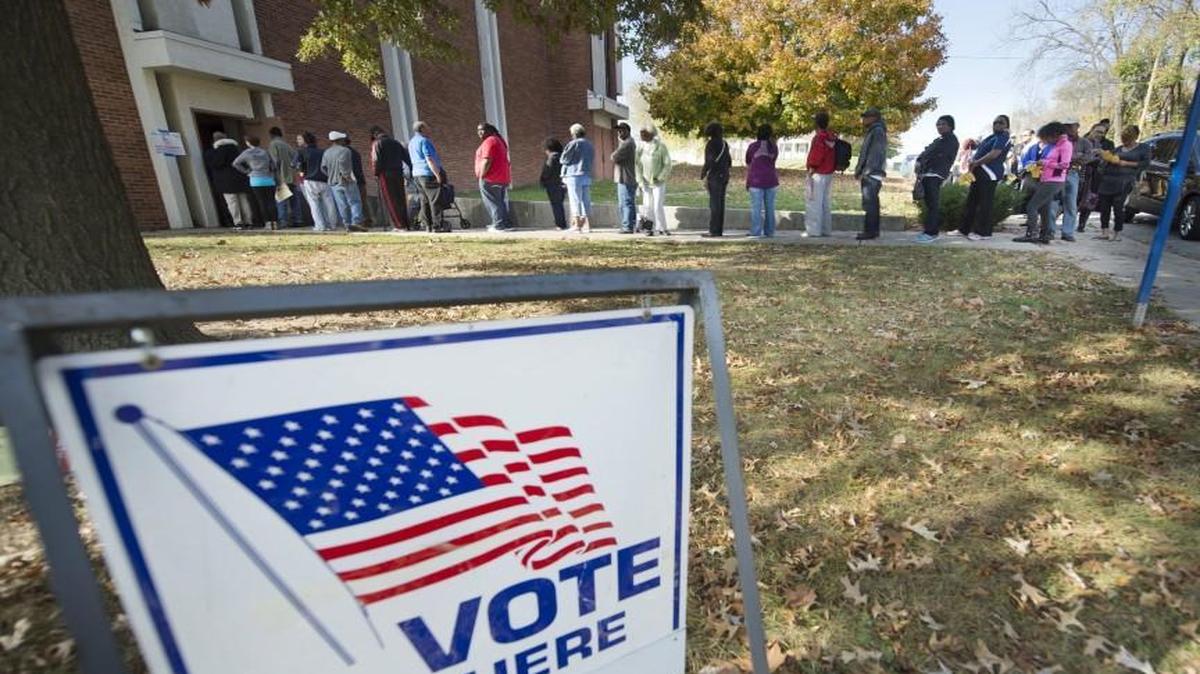 Two civic engagement groups on Tuesday sued the state of Missouri, arguing that a new state elections law requiring voters to show a government-issued photo ID to vote violates the state constitution. 