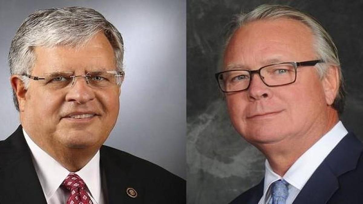 Senate President Ron Richard (left) has faced pay-to-play allegations over a bill he sponsored that would benefit the company of Joplin businessman David Humphreys (right).