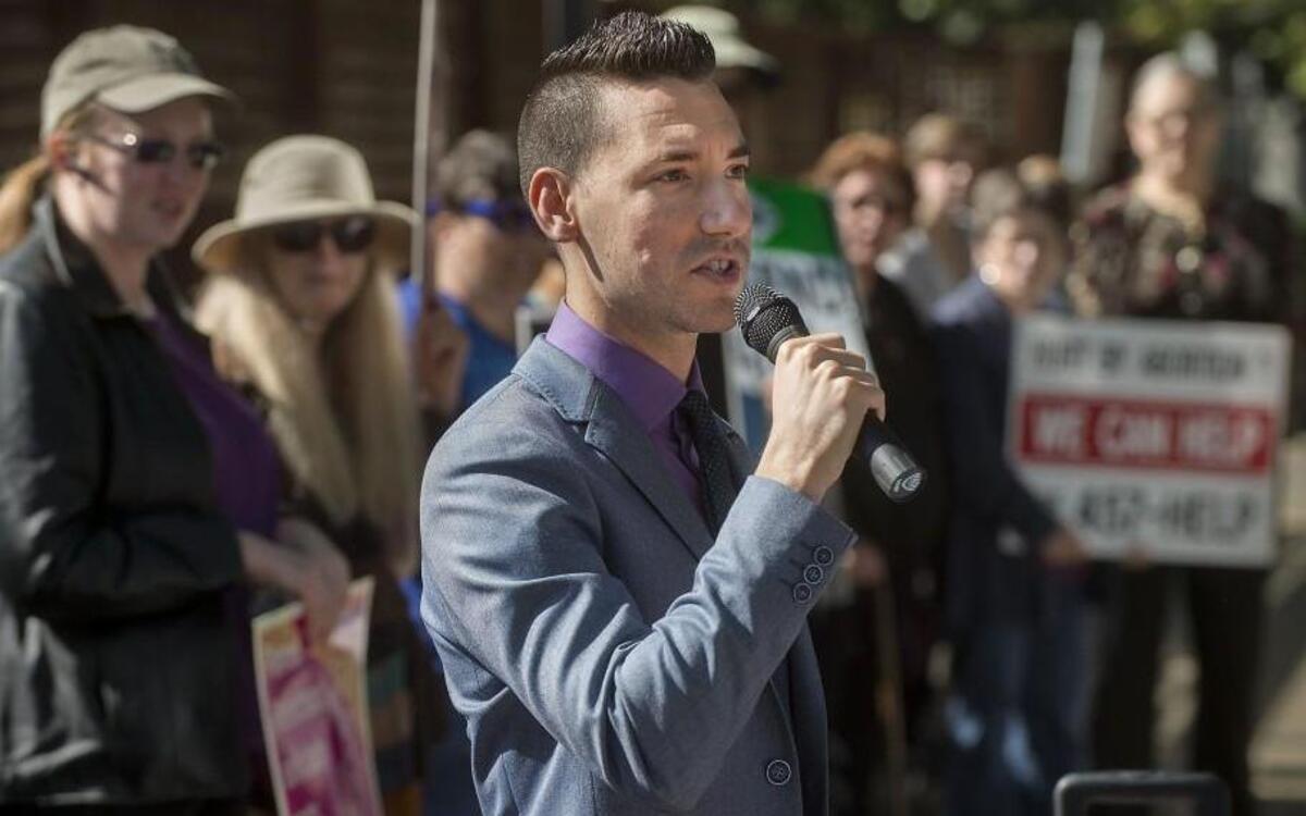 David Daleiden was a featured speaker Tuesday night at the annual Kansans for Life Valentine Banquet at the Ritz Charles Overland Park. Daleiden created an uproar in 2015 when he released videos that showed Planned Parenthood officials discussing fetal tissue donation with people posing as representatives from a tissue procurement company.