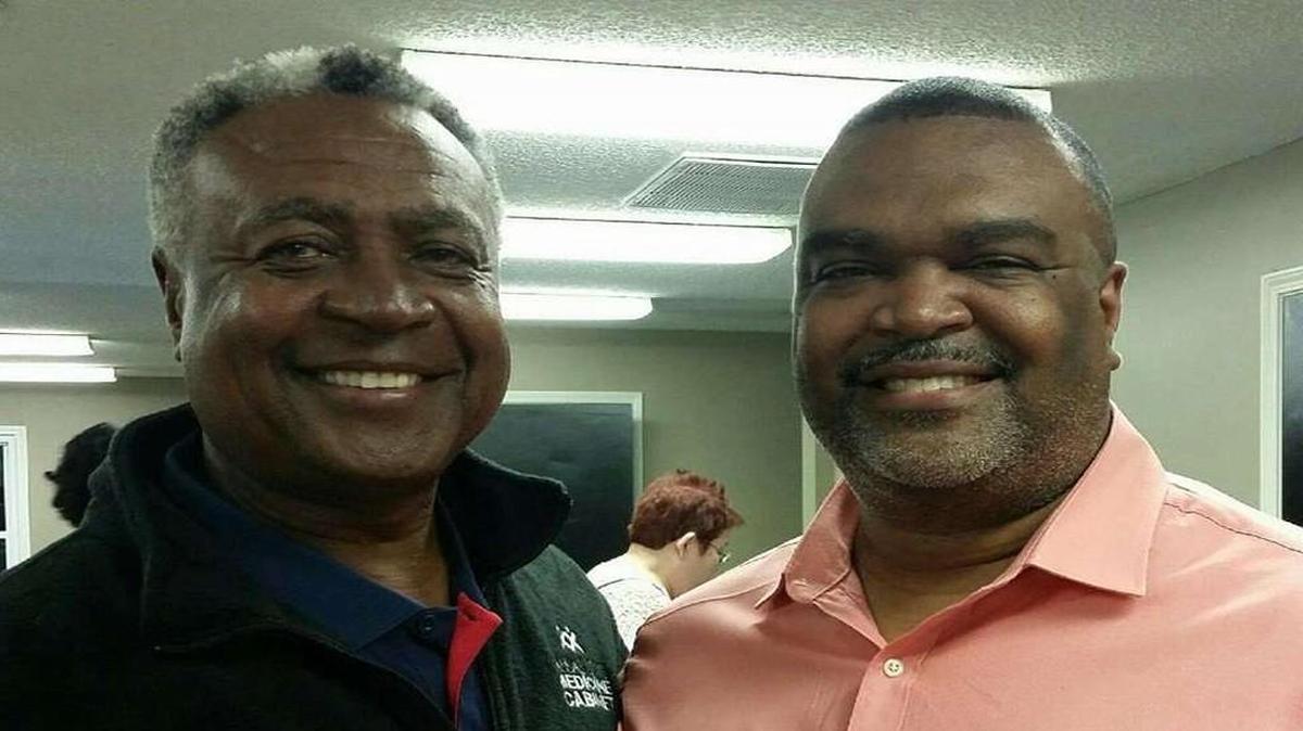 Frank White Jr. (left) is the current Jackson County executive, and his son Frank White III recently started a management position at the Kansas City Area Transportation Authority.