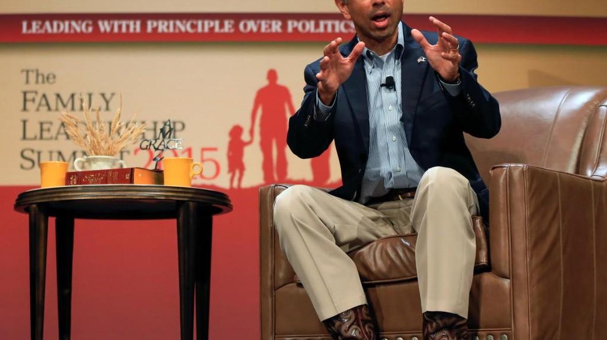 Former Louisiana Gov. Bobby Jindal during his failed presidential campaign