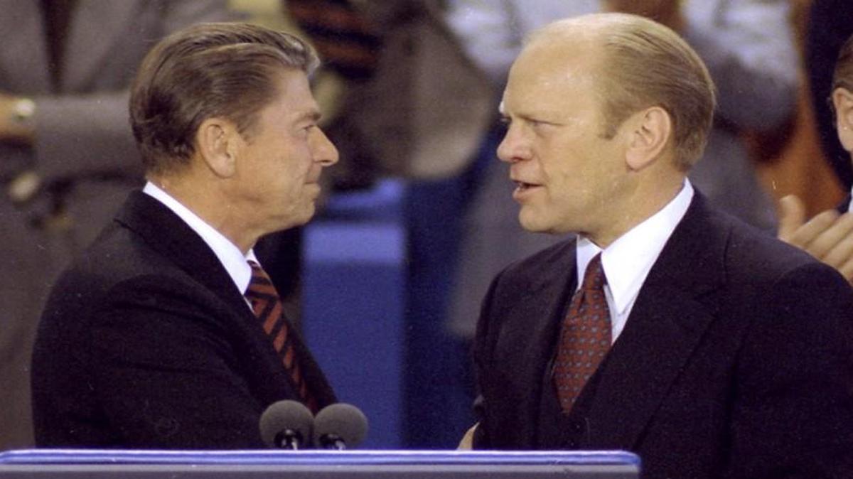 Ronald Reagan named Sen. Richard Schweiker as his running mate in 1976, even as Reagan trailed President Gerald Ford in pledged delegates. The pick was designed to slow Ford’s momentum, but Ford won the nomination.
