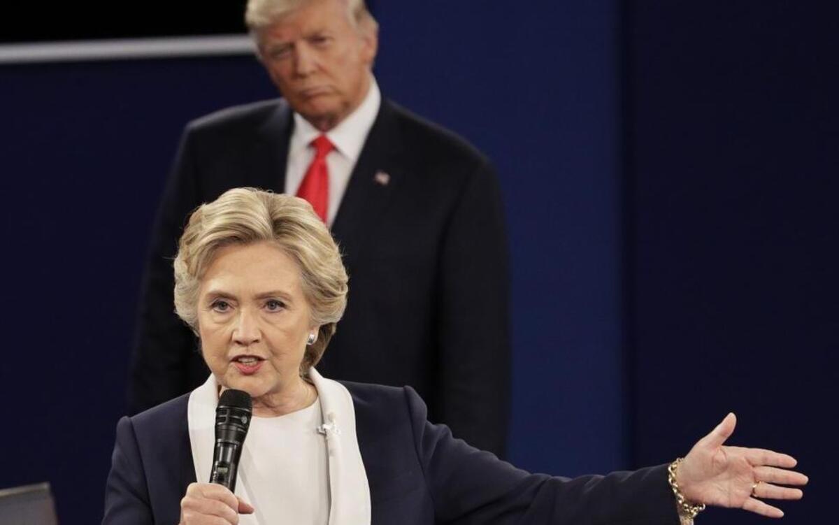 Hillary Clinton said on social media Monday that it is time for President Donald Trump to speak out on hate crimes.