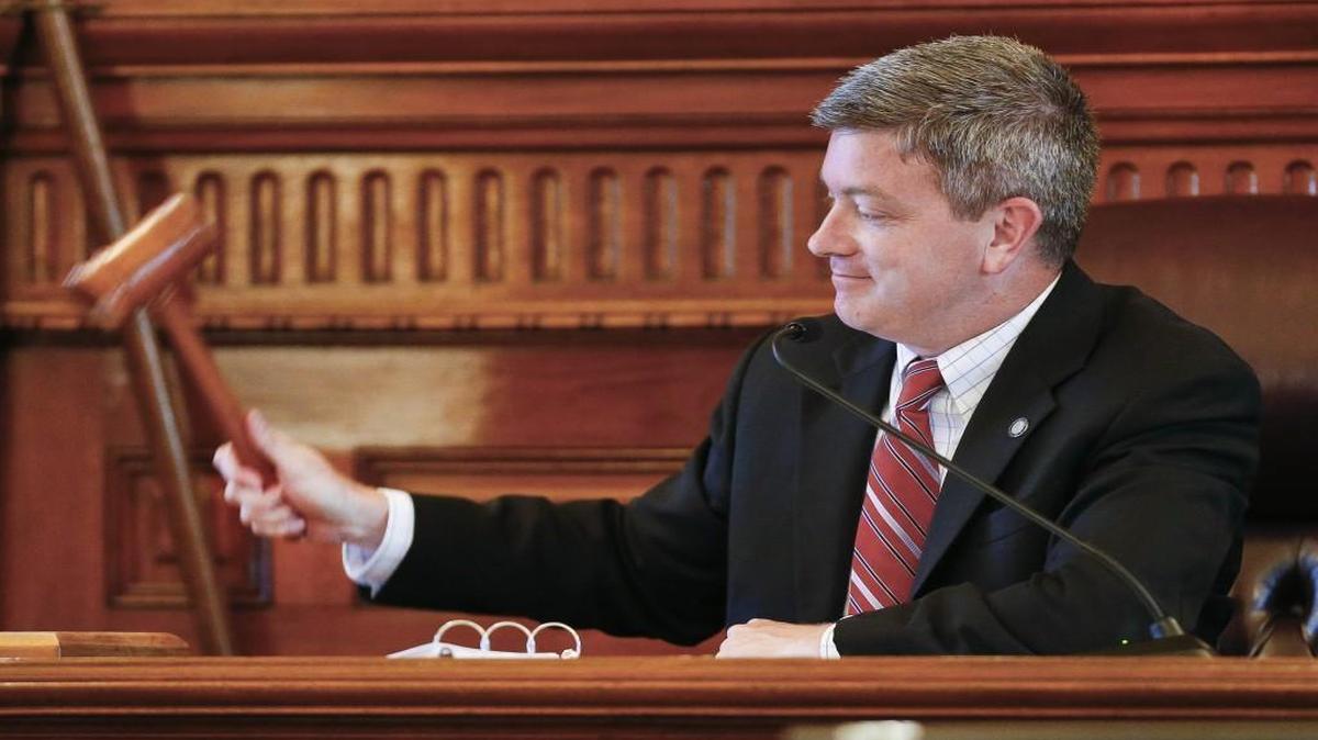 Senate Vice President Jeff King ended the 2016 legislative session Wednesday without the Kansas Legislature addressing the school finance issue.