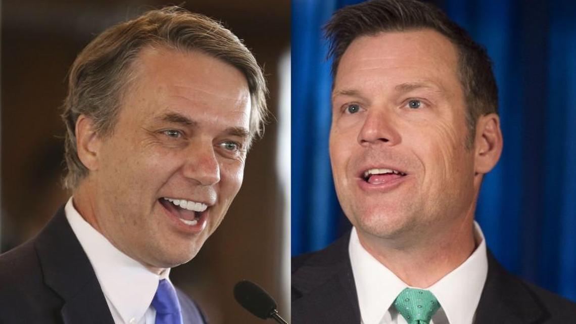 Gov. Jeff Colyer and Secretary of State Kris Kobach are neck and neck in a new poll in the Kansas governor’s race.