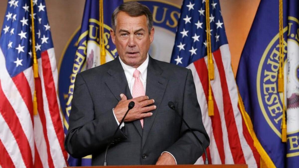 
House Speaker John Boehner 
