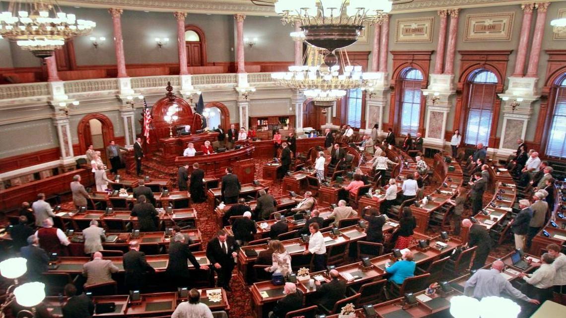 Controversy erupted two years ago over a sex education poster at Hocker Grove Middle School in Shawnee, but Kansas lawmakers were debating it again on Tuesday, sometimes in explicit terms. A bill in the Kansas House would make it easier to prosecute teachers and school administrators for materials considered harmful to minors.