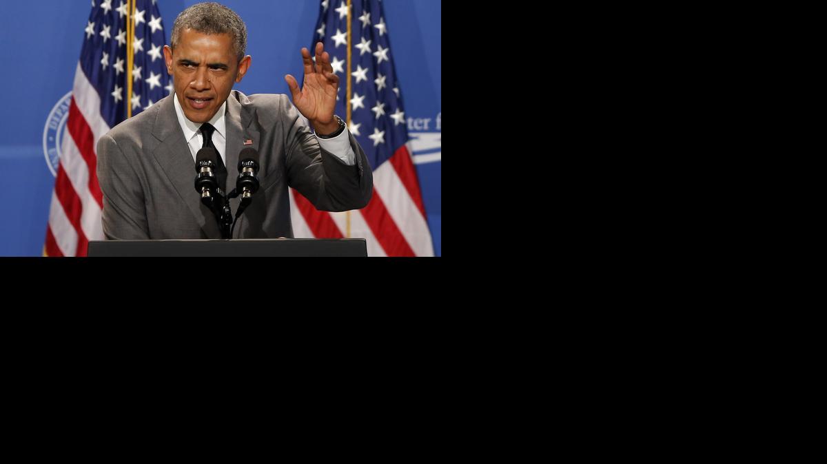 
President Barack Obama speaks at The White House Summit on Working Families, Monday, June 23, 2014, in Washington. 
