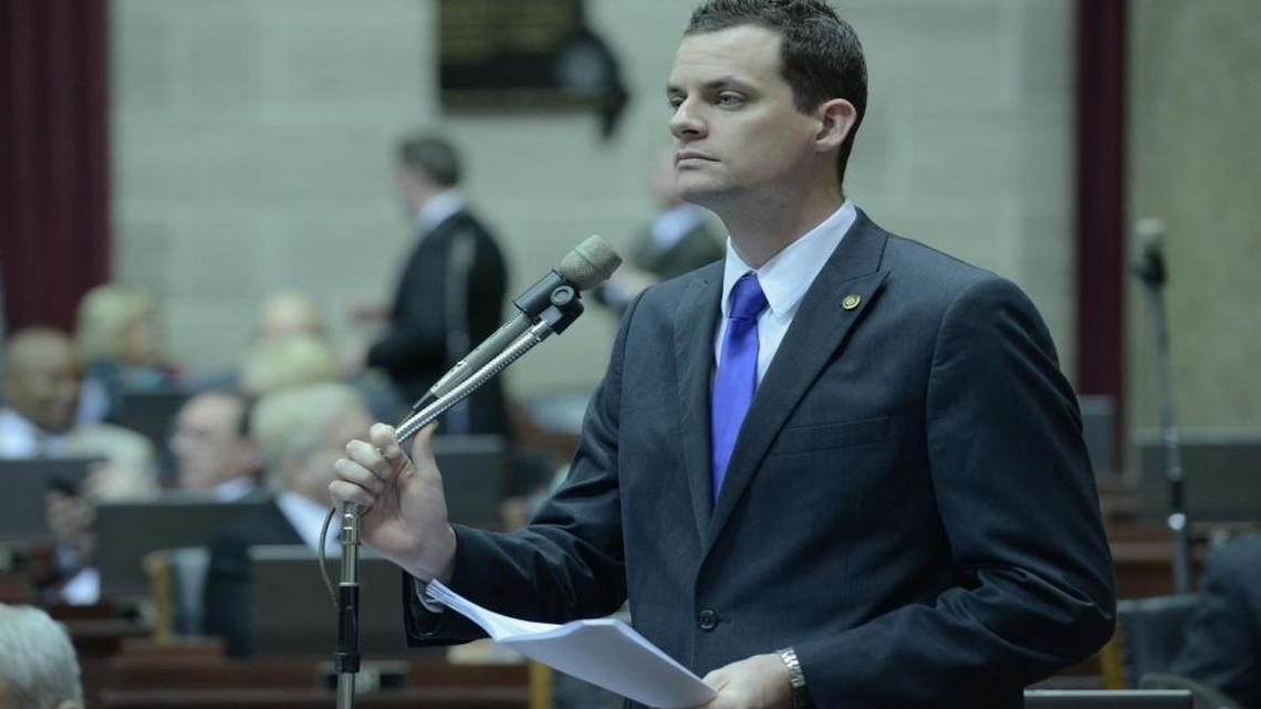 Republican state Rep. Justin Alferman, the sponsor of this year’s voter ID bill.