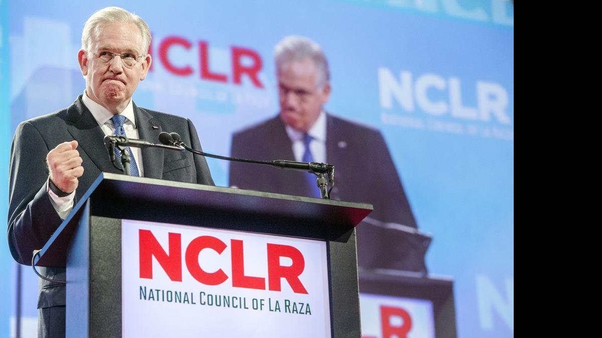 
On Saturday, addressing the National Council of La Raza convention at Bartle Hall in Kansas City, Missouri Gov. Jay Nixon said he was vetoing a measure that would cut certain immigrants out of a scholarship program. 



