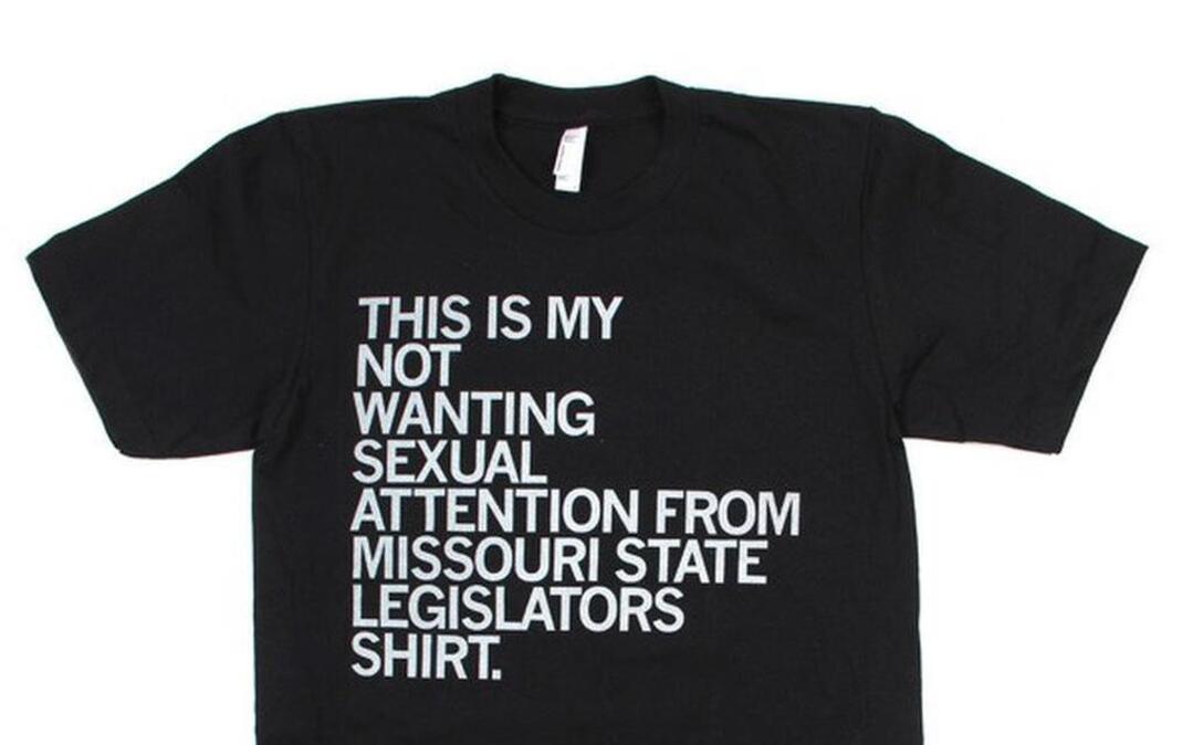 
T-shirt maker Raygun, chagrined at the idea proposed in Jefferson City to have an intern dress code in light of sexual harassment scandals, designed a shirt in response.
