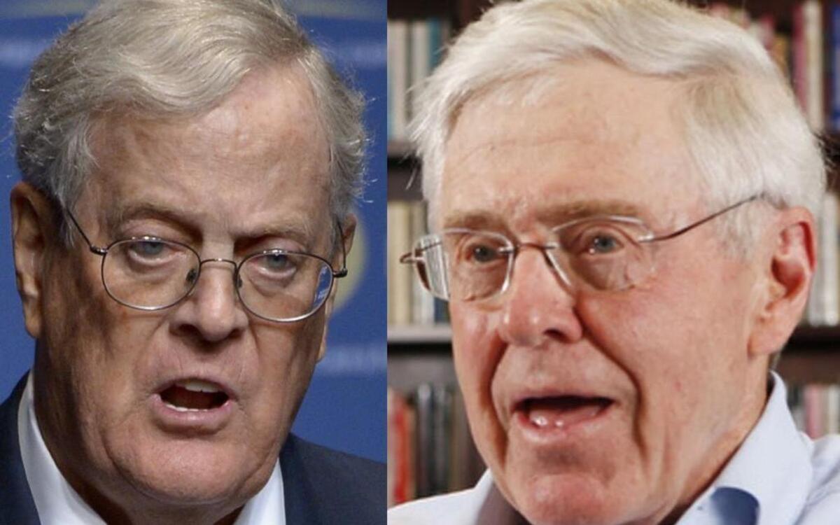 David (left) and Charles Koch 