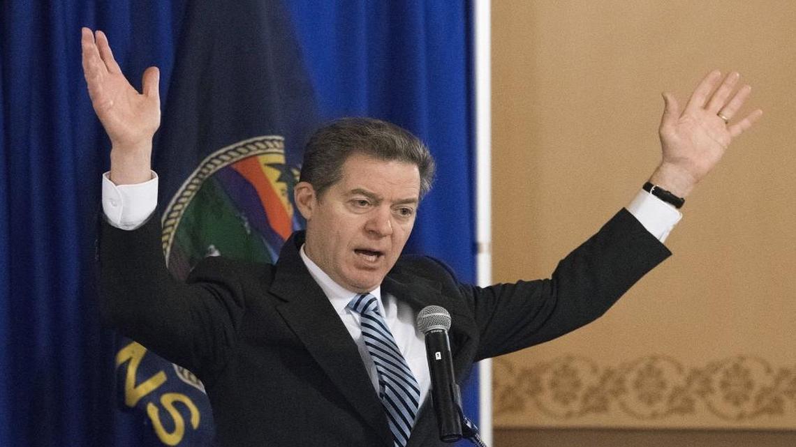 Kansas Gov. Sam Brownback, seen here during a Martin Luther King Day celebration at the Kansas statehouse, is getting support to become President Donald Trump’s ambassador at-large for international religious freedom.