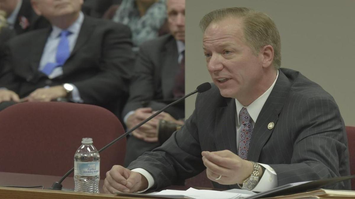 Sen. Bob Onder, a St. Charles Republican who is sponsoring the proposed amendment, presented Senate Joint Resolution 39 to the Missouri House Emerging Issues Committee on Tuesday night.