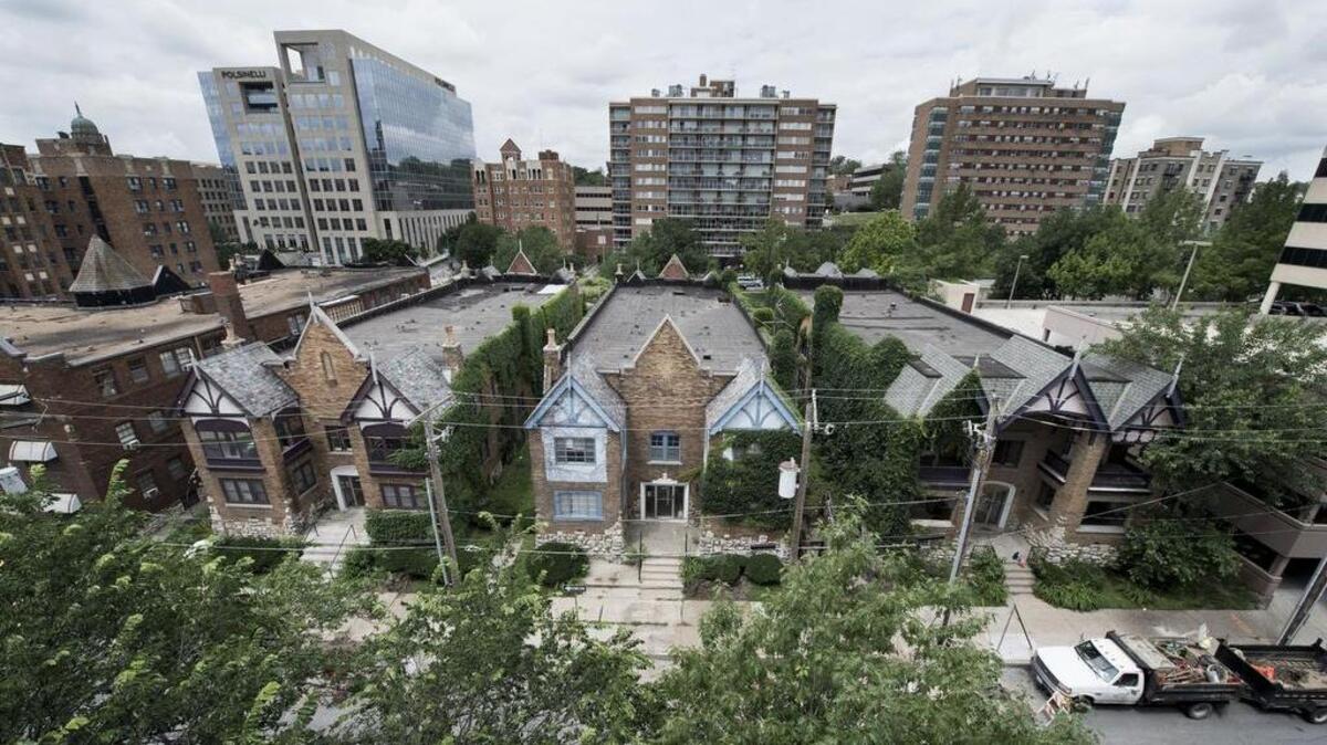 
The historic Nelle Peters apartment buildings near the Country Club Plaza.
