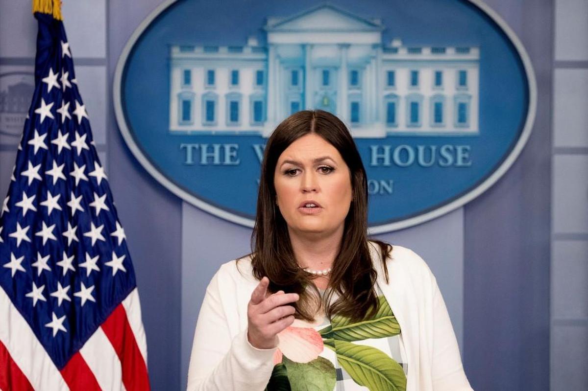 White House deputy press secretary Sarah Huckabee Sanders