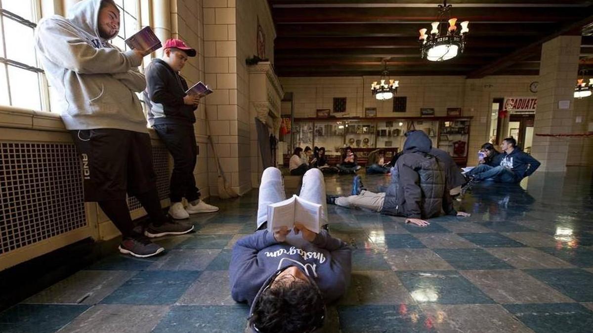 Wyandotte High School in Kansas City, Kan., is one of the schools that could see a small bump in funding under the new formula discussed by lawmakers.