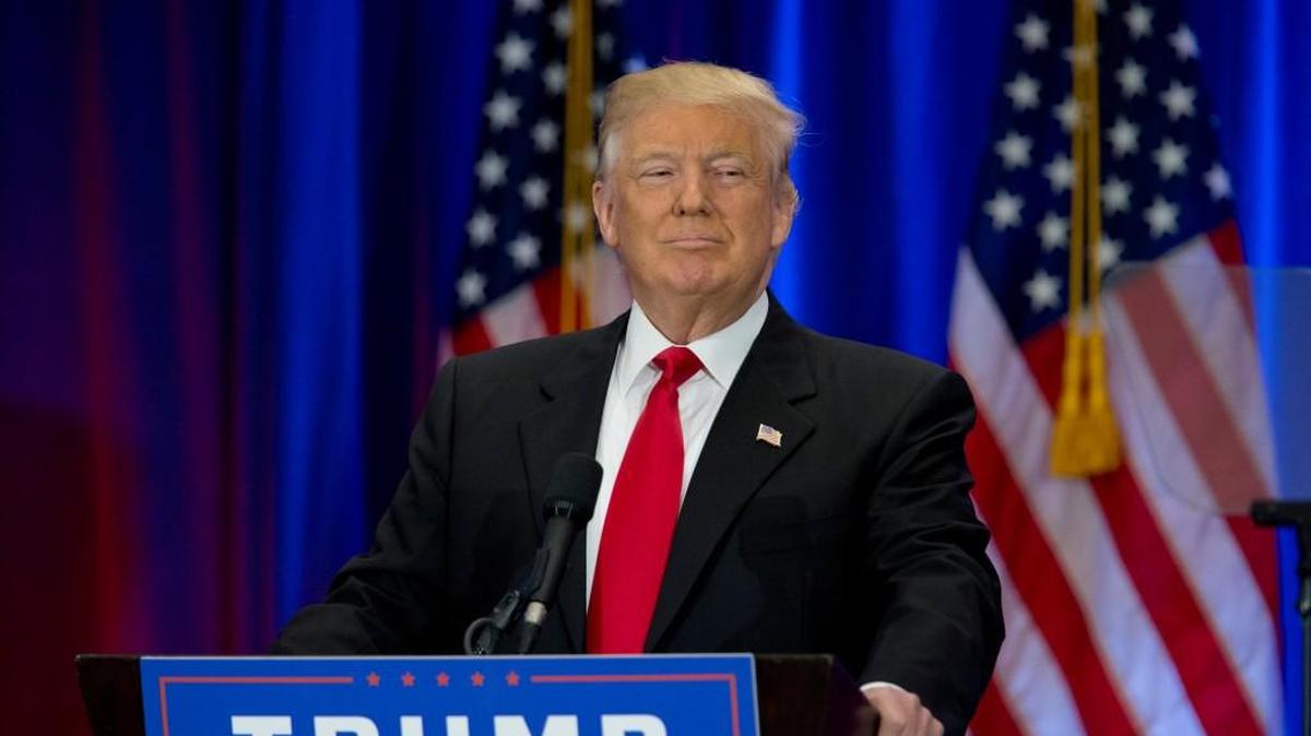 Republican presidential candidate Donald Trump