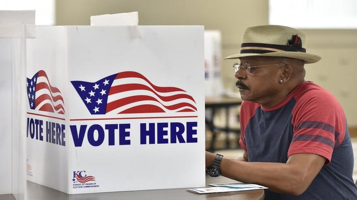 On Nov. 8, Jackson County voters will weigh in on three tax issues. Larry Coleman of the south Hyde Park neighborhood voted at St. Paul’s Episcopal Church during the August primary election.