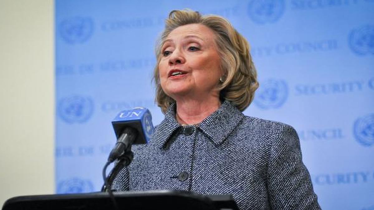
Former U.S. Secretary of State Hillary Clinton 
