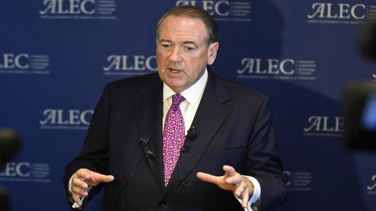 
Republican presidential candidate Mike Huckabee
