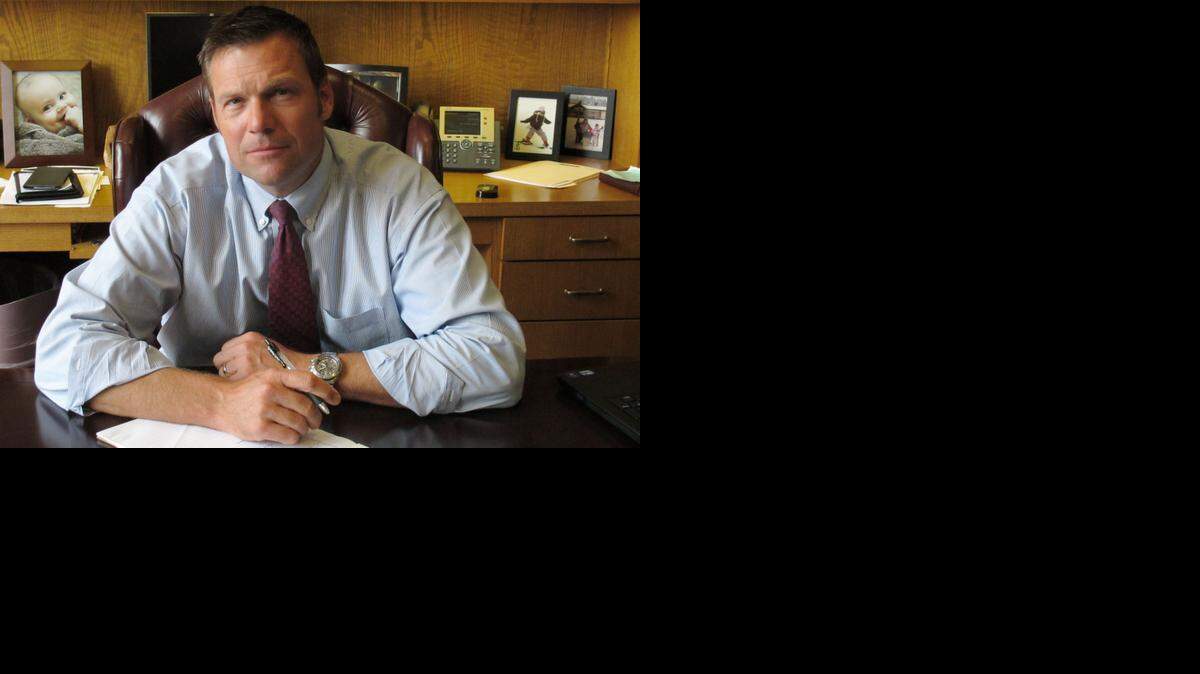 
Kansas Secretary of State Kris Kobach
